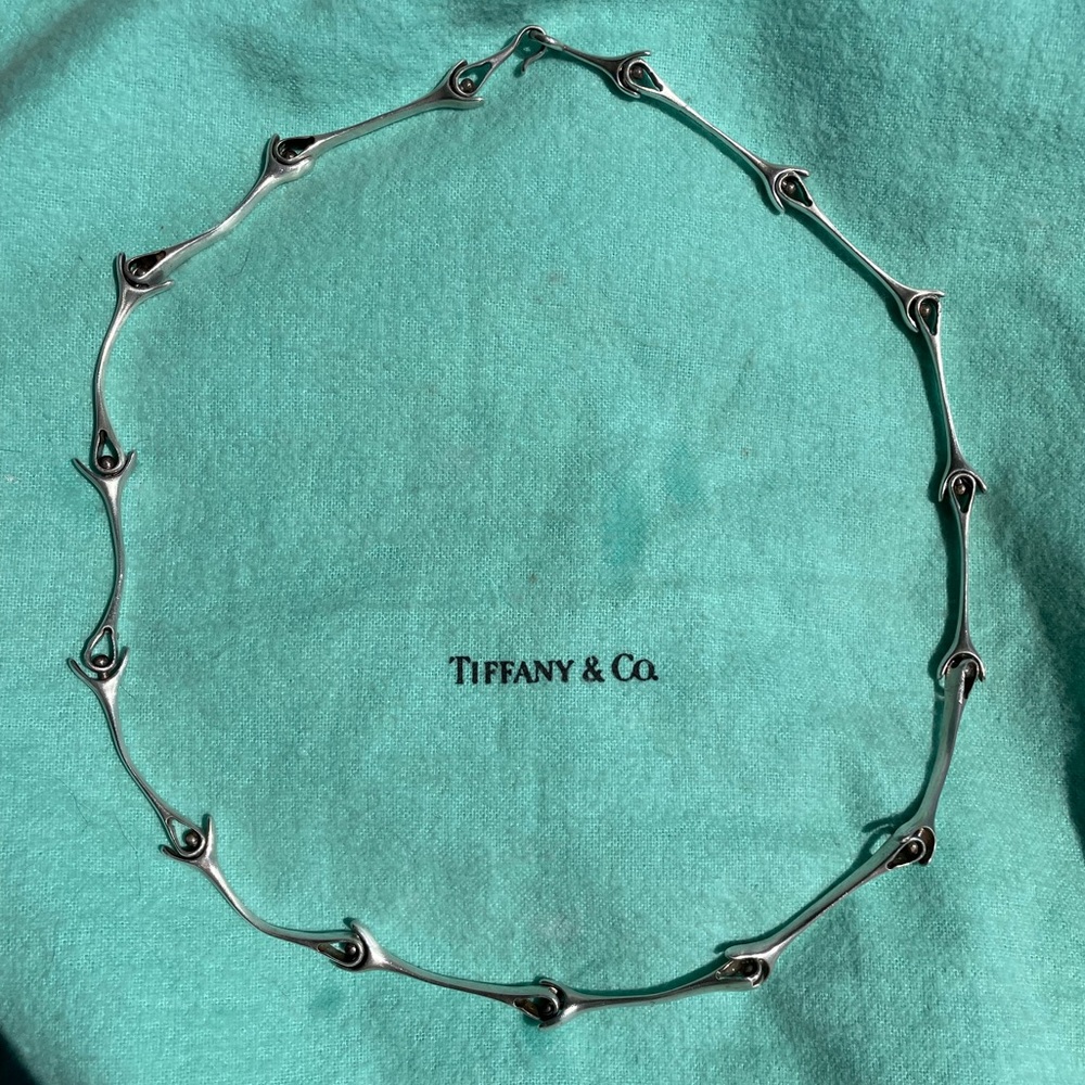 Tiffany & Co. Sterling Silver Articulated Linking Necklace
